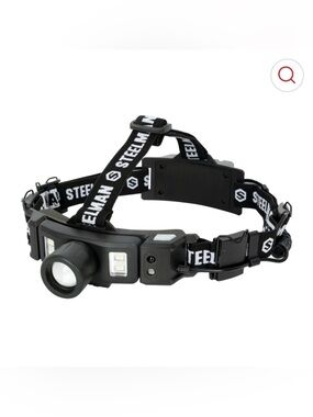 Steelman Pro Multi-Mode Focusing Rechargeable Headlamp with Rear Safety Light